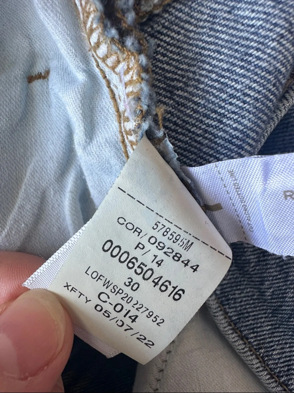 Loft Classic 90s Straight Leg Blue Jeans Size 30